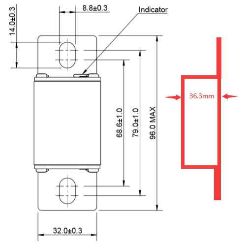 800VDC FUSE|BUSSMANN