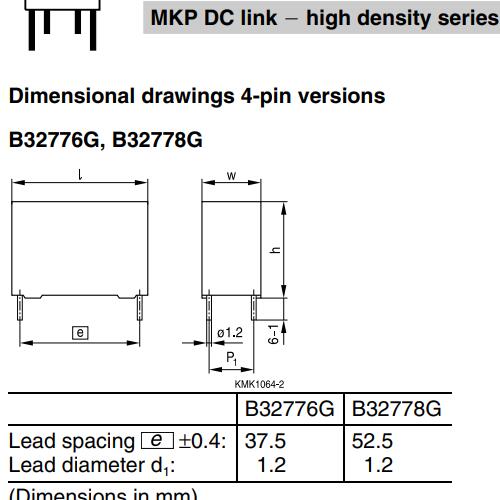 B32776G5456K000 stock TDK
