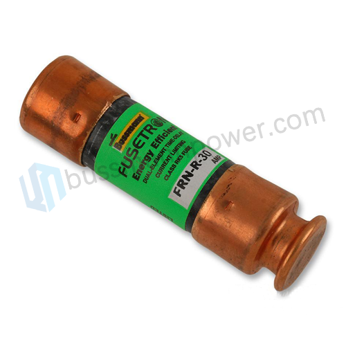 Bussmann ->time delay fuse	FRN-R-30 Bussmann 30A 250VAC current limiting fuse
