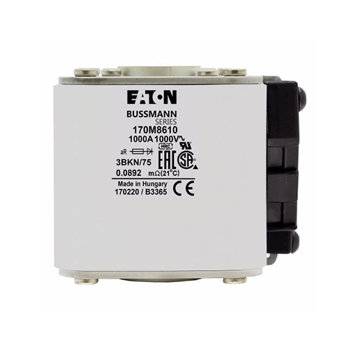 Bussmann 170M8610 rated current 1000A 690VAC flush-end contact fuse