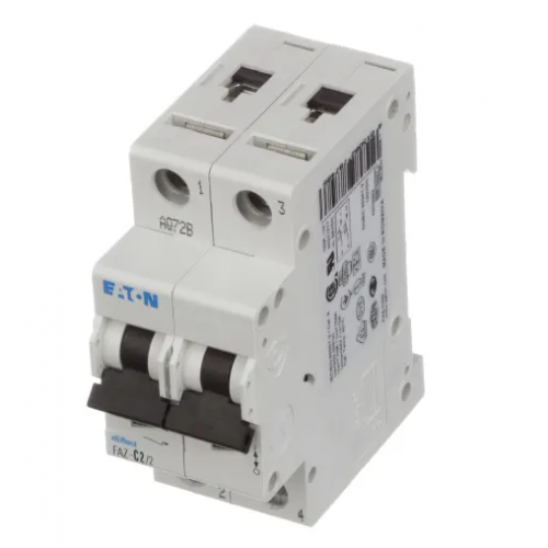 Eaton - Cutler Hammer FAZ-C2/2 Miniature Circuit Breakers (MCB), 2 A, 2p