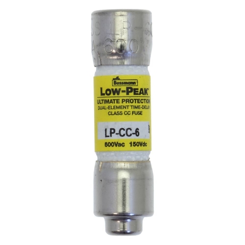 LP-CC-6 Bussmann Low Peak Time Delay Class CC Fuse