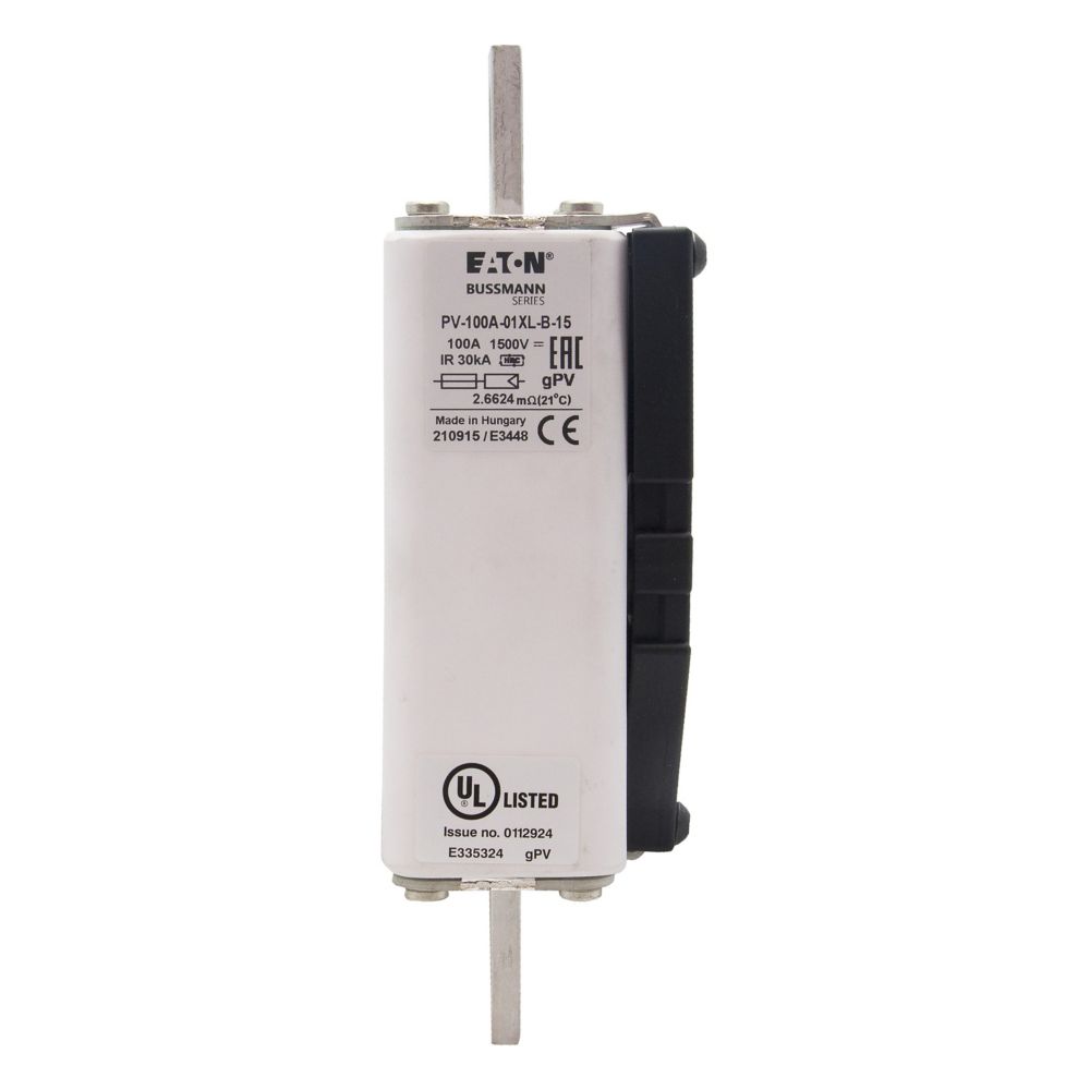 PV-100A-01XL-15 Bussmann 1500VDC Photovoltaic Fuse