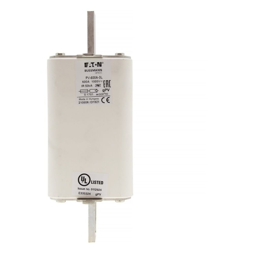PV-600A-3L Bussmann 1000VDC Photovoltaic Fuse