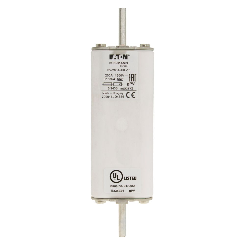 PV-200A-1XL-15 Bussmann 1500VDC Photovoltaic Fuse