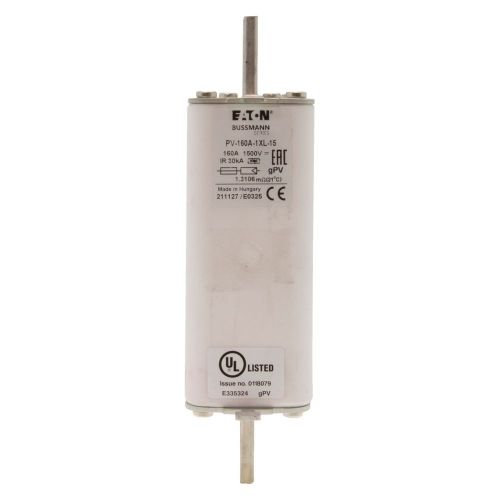 PV-160A-1XL-15 Bussmann 1500VDC Photovoltaic Fuse