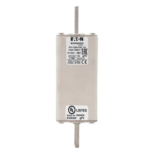 PV-125A-2XL-15 Bussmann 1500VDC Photovoltaic Fuse