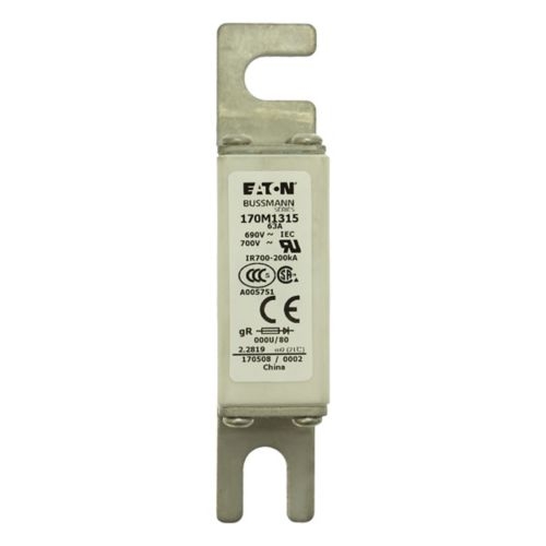 170M1315 Bussmann 700V/690V 63A gR DIN Fuse