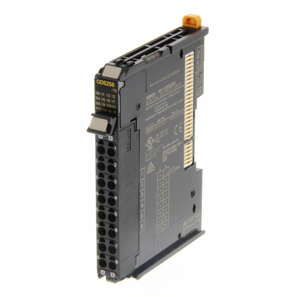 Nx-OD5256 4-Channel Analog I/O Module, 12mm Wide, Screwless Connector​